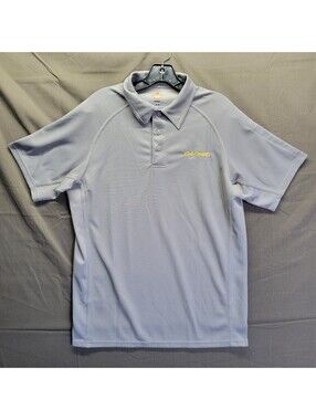 RED KAP Cub Cadet Gray Polo Shirt SS Size M 100% Polyester Salesman Shirt